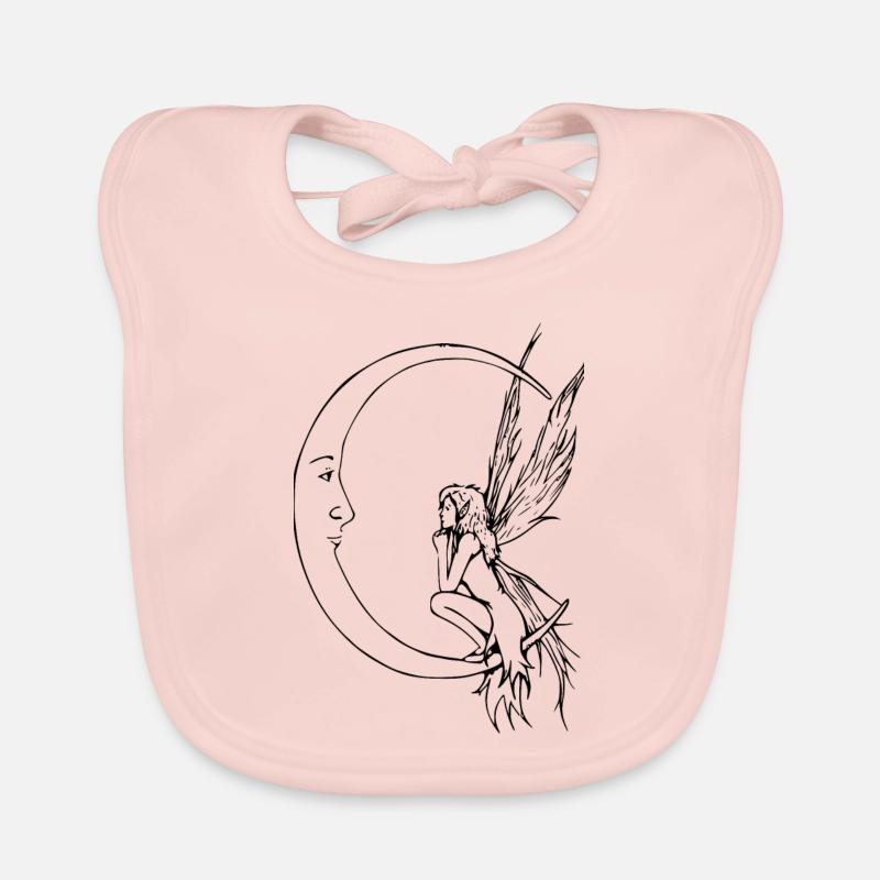 Elfe - Bavoir bio Bébé - rose
