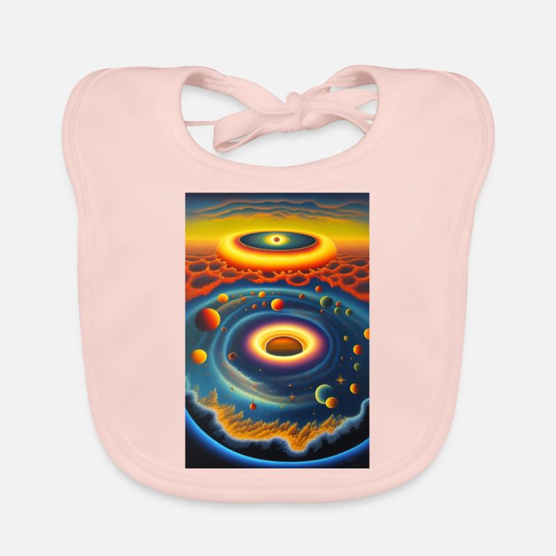 Dans son propre cosmos Bavoir bio Bébé