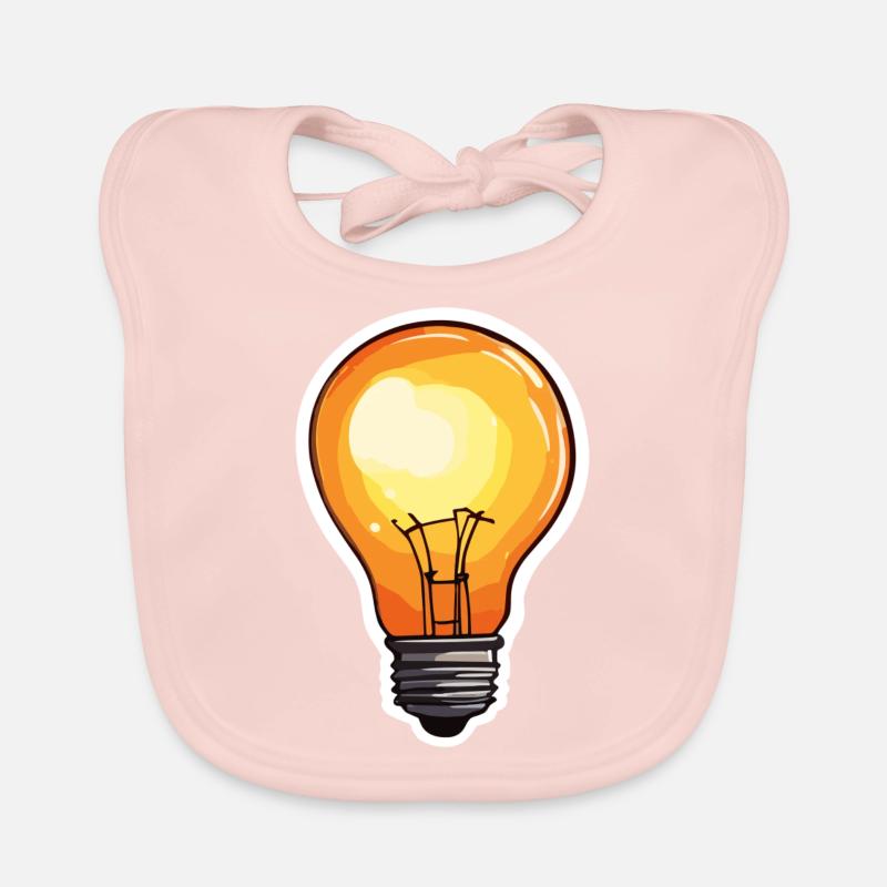 Bulb / Bulb / Brightness / Light Organic Baby Bibs