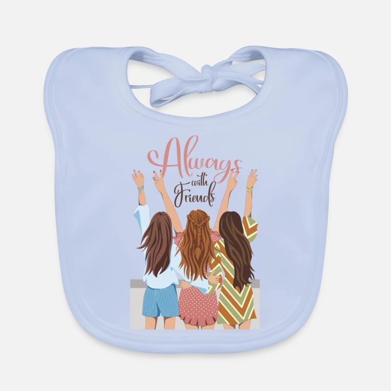 Immer mit Freunden Baby Bio-Lätzchen