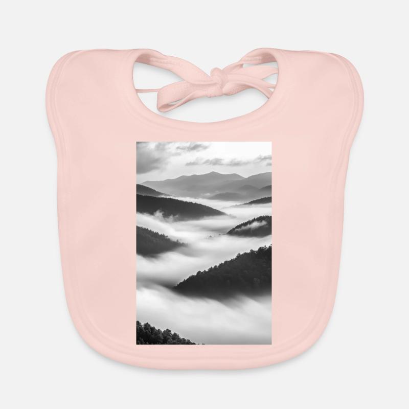 Murmures dans la brume Bavoir bio Bébé