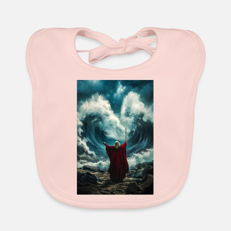La force divine la mer Bavoir bio Bébé