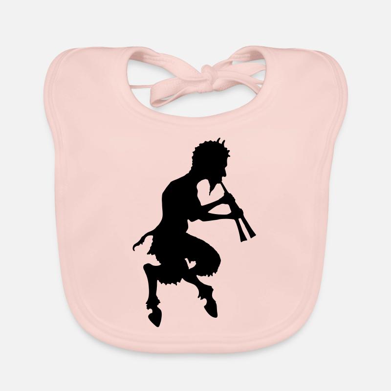 pan faune devil devil Bavoir bio Bébé