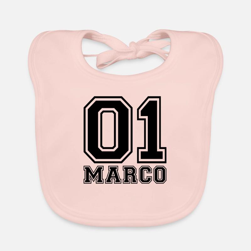Marco - Name Organic Baby Bibs
