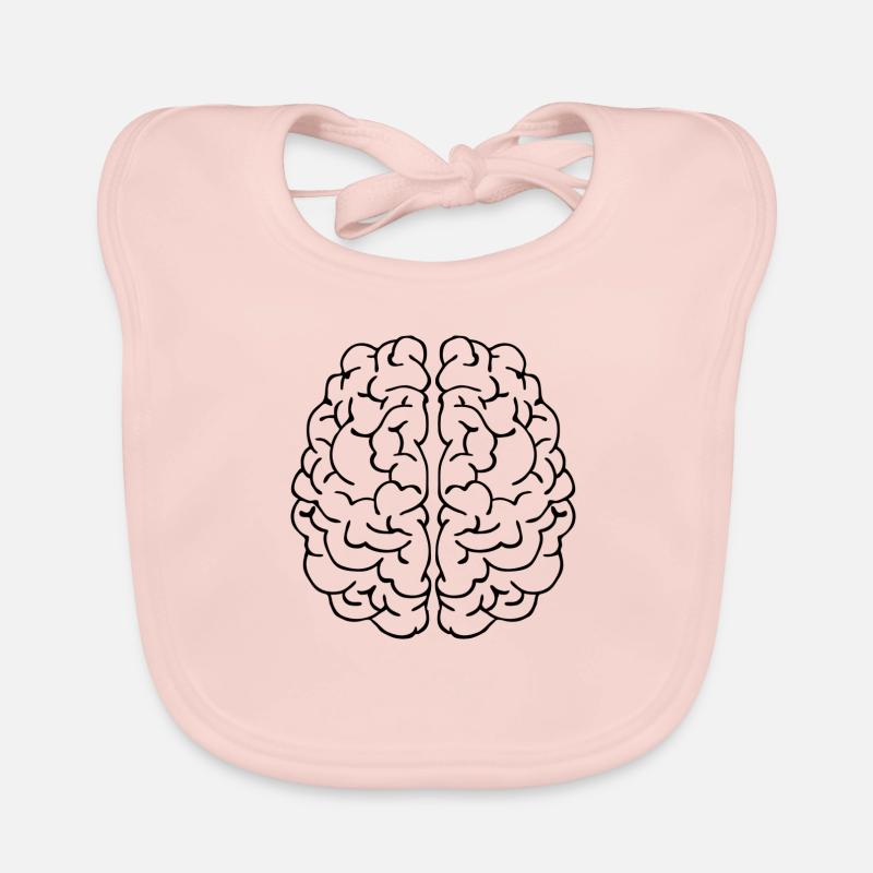 Brain comic Organic Baby Bibs