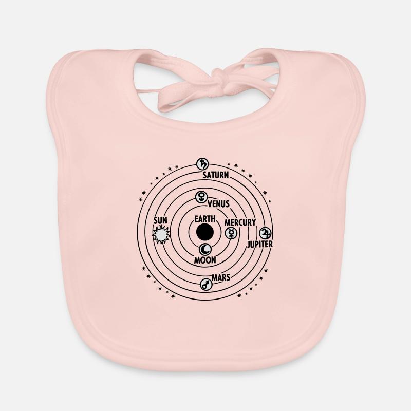 solar system Organic Baby Bibs