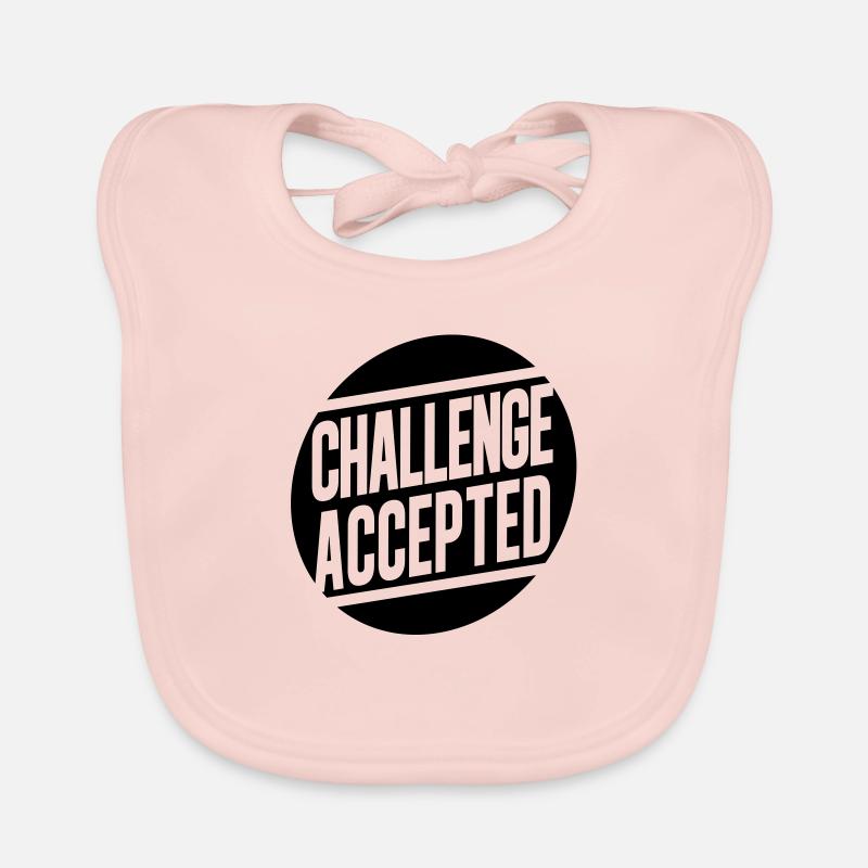 Challenge Accepted Bavoir bio Bébé