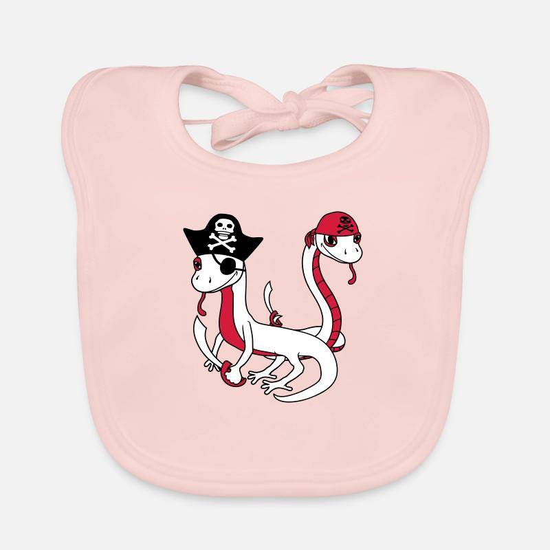 crew friends team party sailor snake pirate Organic Baby Bibs