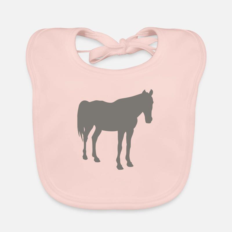 Pferd Baby Bio-Lätzchen