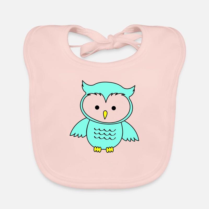 Hibou Bavoir bio Bébé