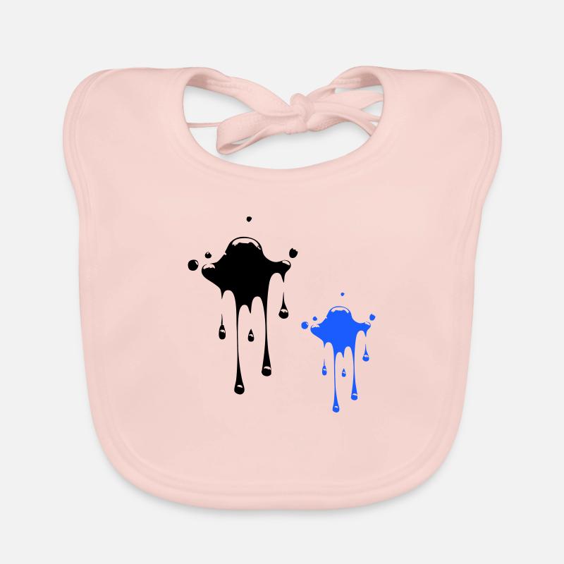 Stain Blobs Organic Baby Bibs