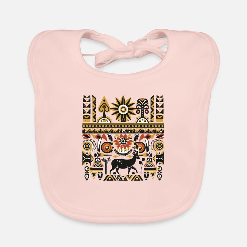 African folklore Organic Baby Bibs