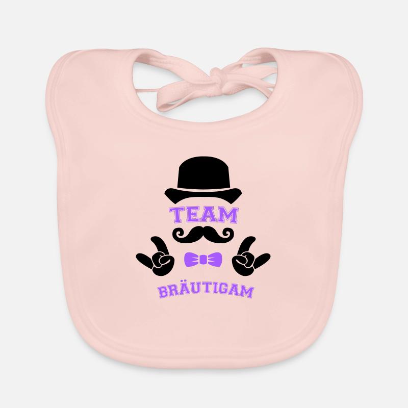 Team Groom Organic Baby Bibs