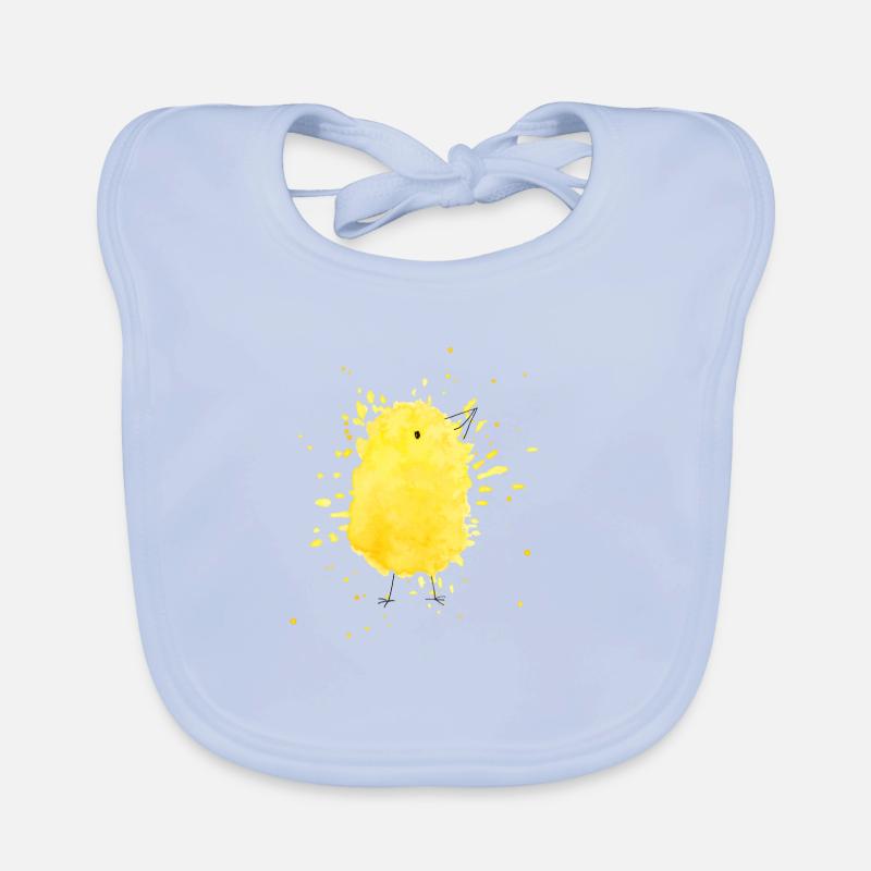 Easter Kueken Organic Baby Bibs