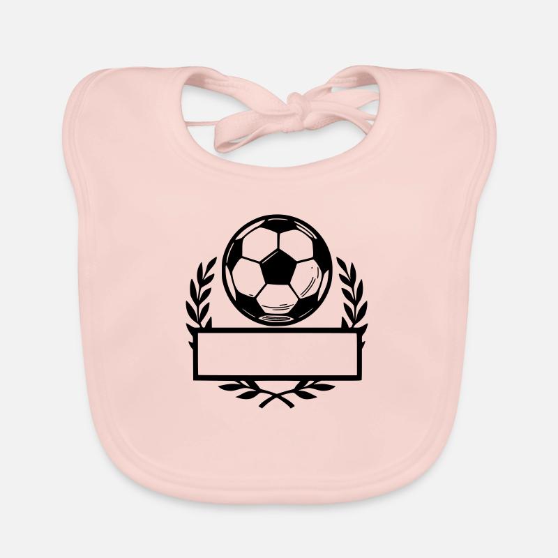 Fodbold - Efternavn Hagesmække af økologisk bomuld