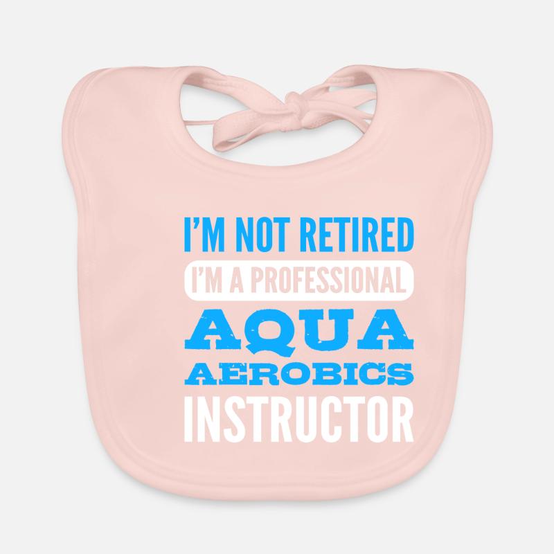 Aqua -Aérobic -Moniteur Nageur Cadeau Bavoir bio Bébé