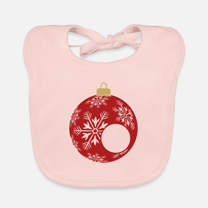 Weihnachtskugel Geschenk Idee Baby Bio-Lätzchen