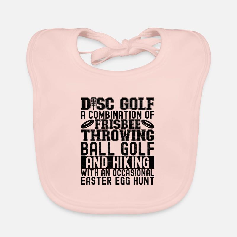 Disc Golf Discgolfspieler Baby Bio-Lätzchen