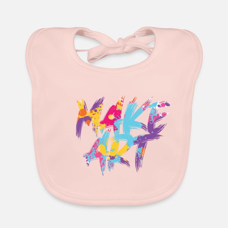 Art makes painters poison Organic Baby Bibs