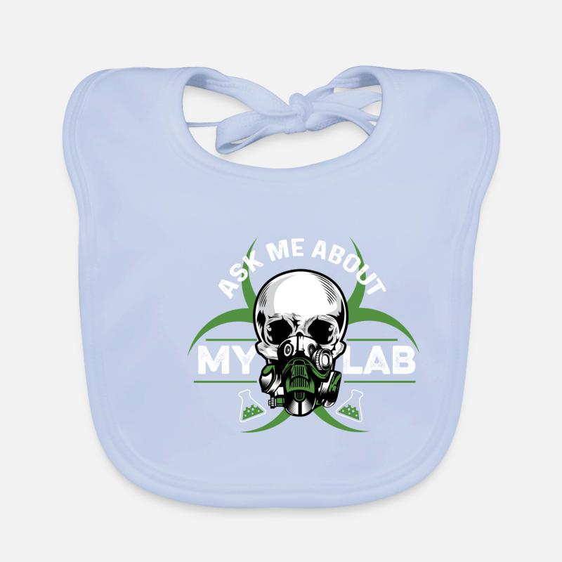 A propos de mon laboratoire Labortechniker Gift Bavoir bio Bébé