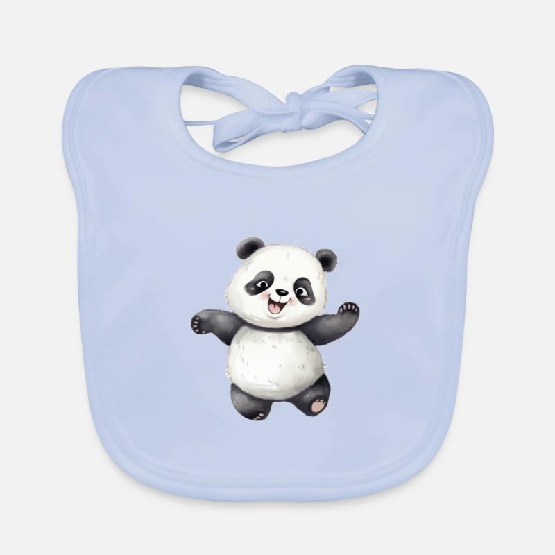Panda / Classe Panda Bavoir bio Bébé