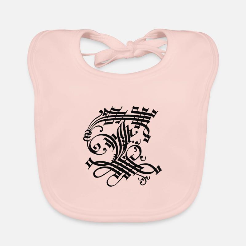 Medieval Core Mittelalter Initialen Castle Core Baby Bio-Lätzchen