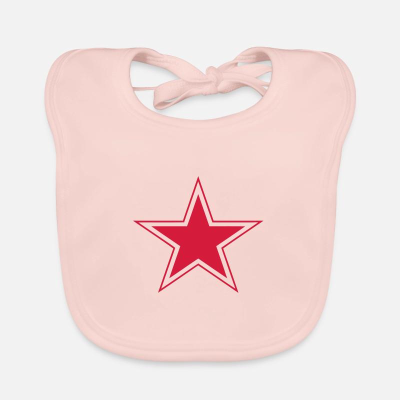 Russia star Organic Baby Bibs