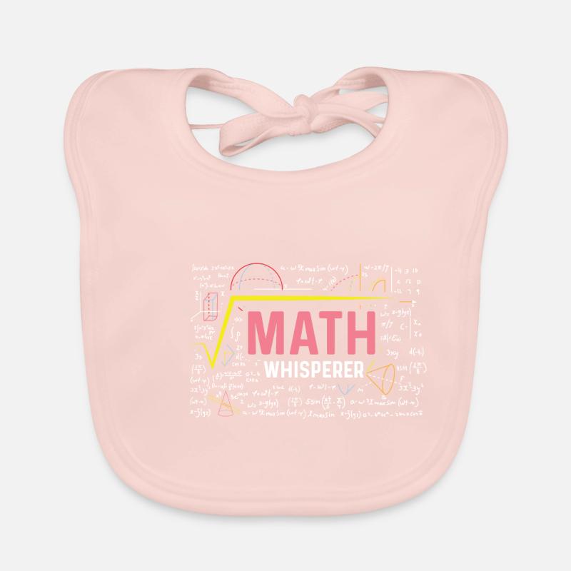 Math Whisperer. University Professor Poison Organic Baby Bibs