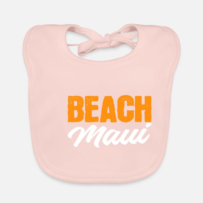 Beach Maui Tourist Gift Organic Baby Bibs