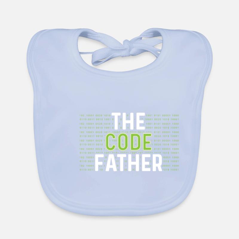Le Père du Code. Spécialiste informatique Gift Bavoir bio Bébé
