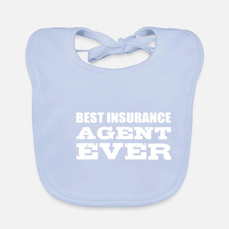 Bester Versicherungsvertreter Engagierter Arbeiter Baby Bio-Lätzchen