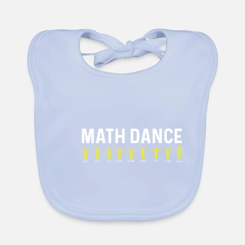 Math Dance. Mathematischer Lehrer Gift Baby Bio-Lätzchen