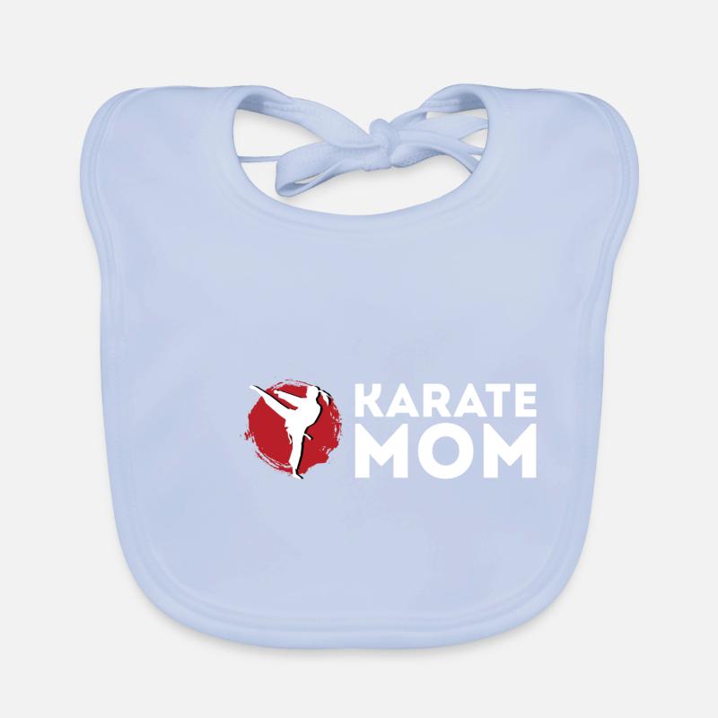 Karate Mama Talented Mother Poison Organic Baby Bibs