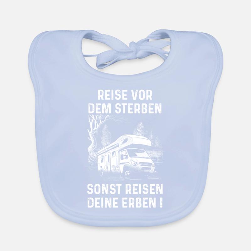Journey before dying / pensioner, gift idea, Fun Organic Baby Bibs