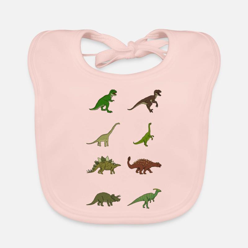 Dinosaurs Organic Baby Bibs