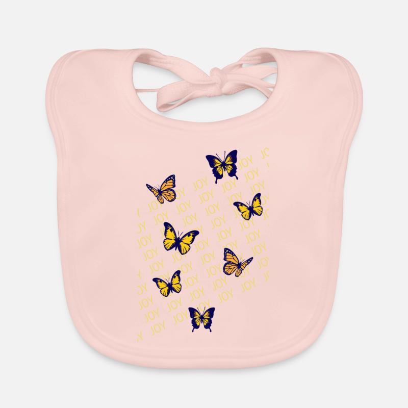 Butterflies, joy, lightness Organic Baby Bibs