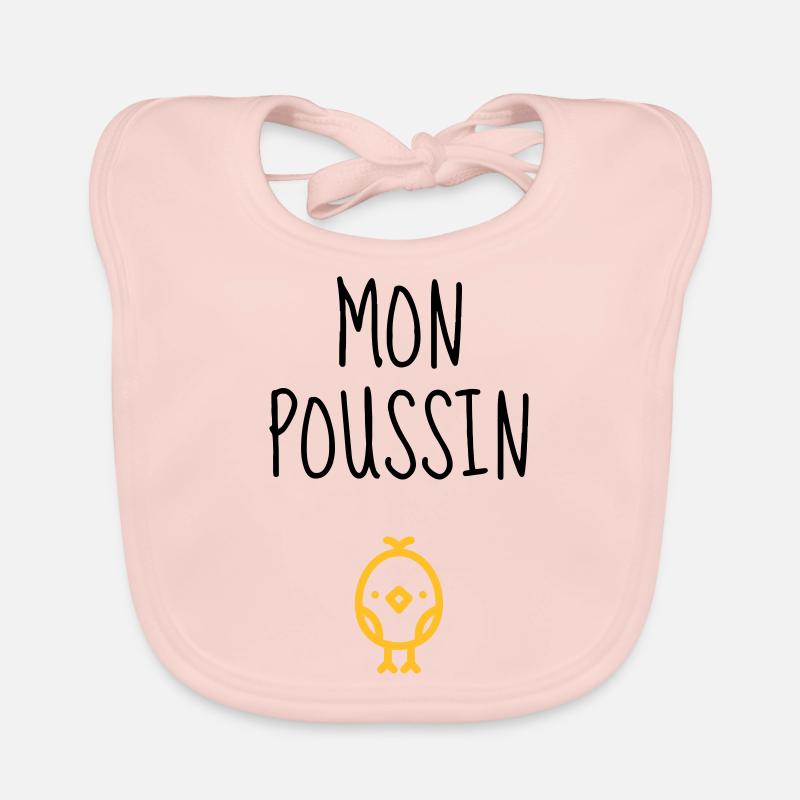 Mon Poussin - Bébé - Naissance - Amour - Famille Bavoir bio Bébé