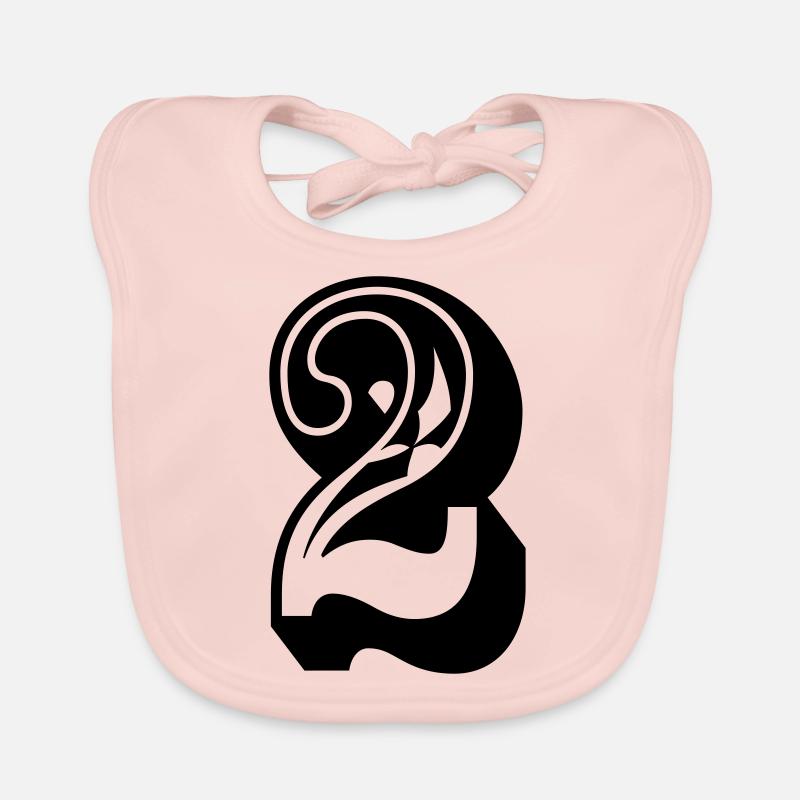 2 Organic Baby Bibs