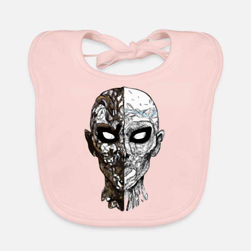 Skull Organic Baby Bibs