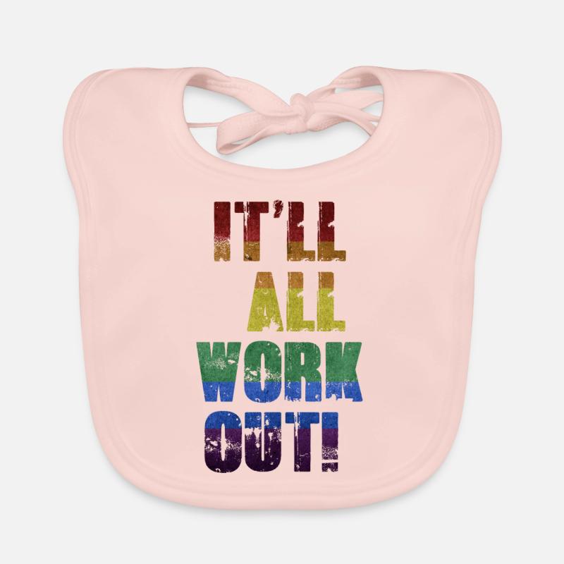 It'll All Work Out Organic Baby Bibs