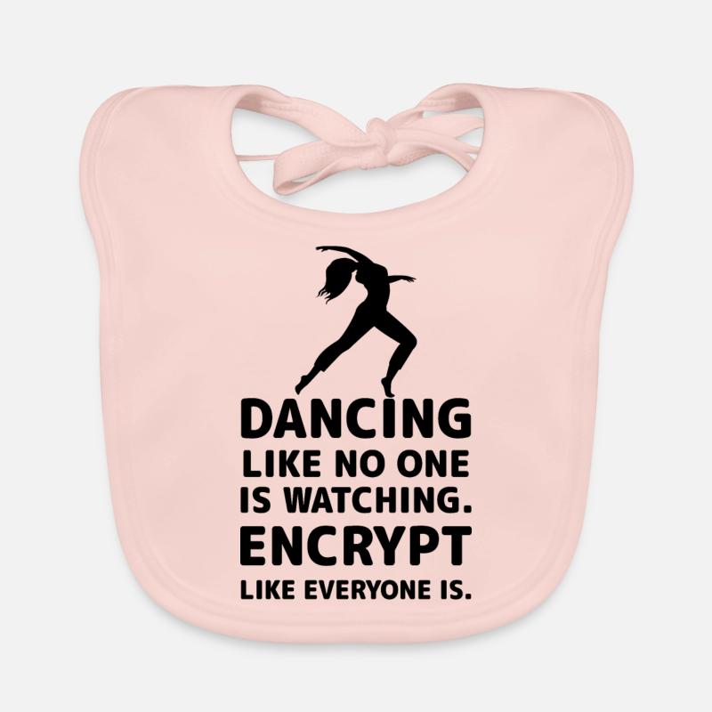 Dancing Dance Music Organic Baby Bibs