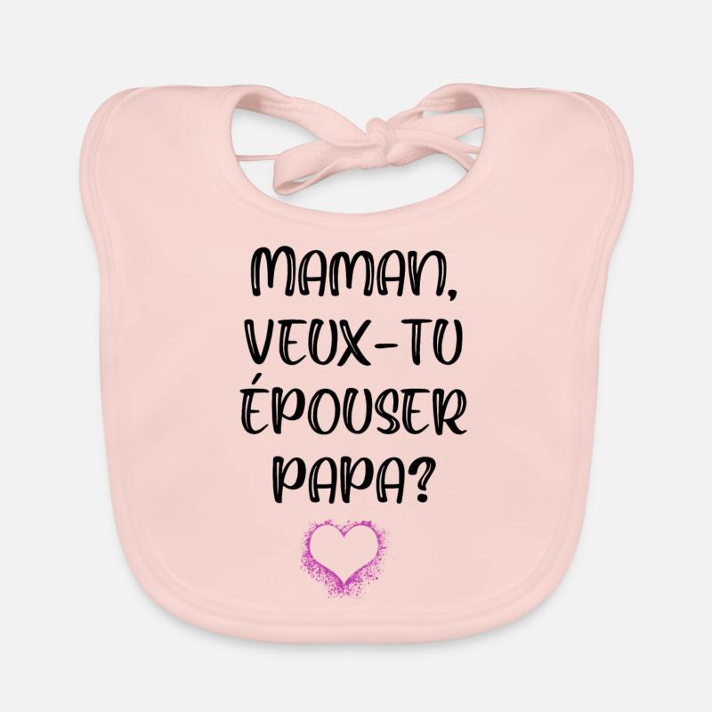 Demande Mariage Bavoir bio Bébé