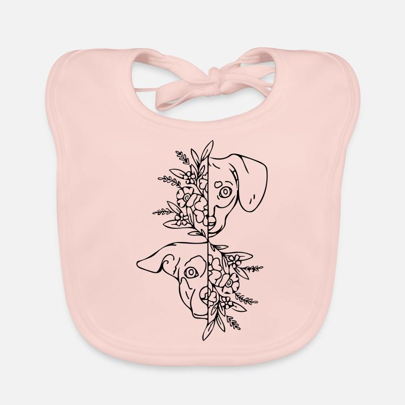 two dogs Organic Baby Bibs