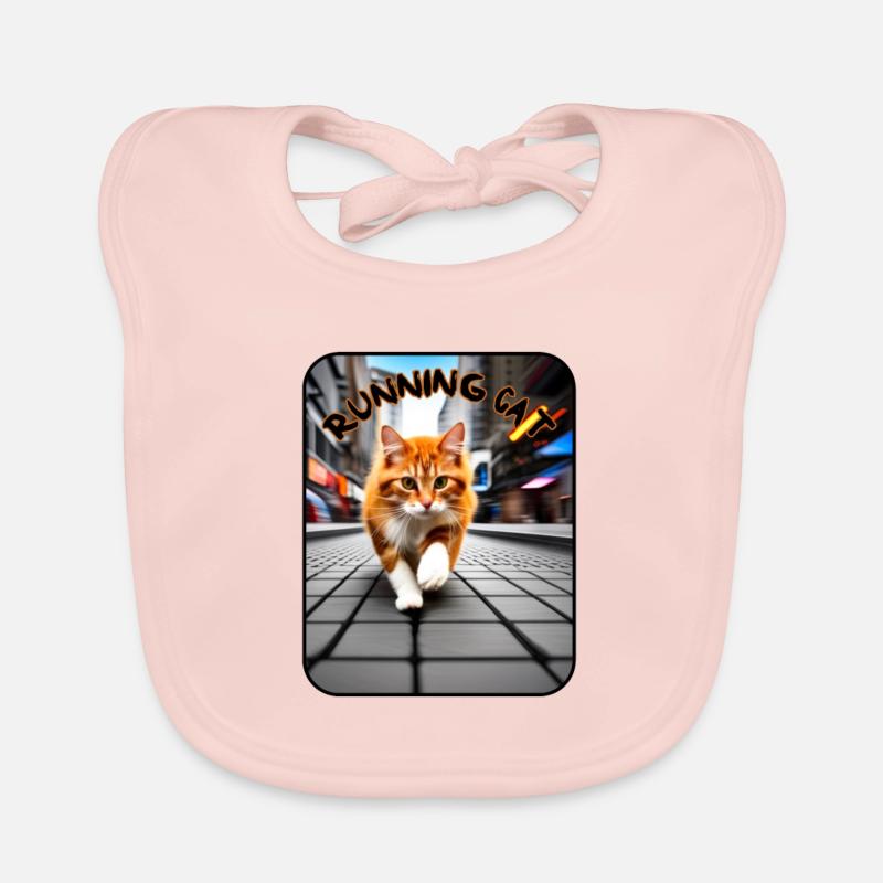 Schöne katze Baby Bio-Lätzchen