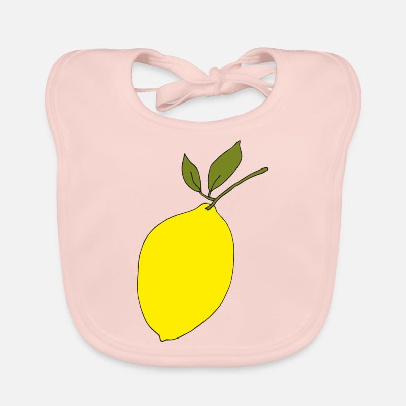 lemon Organic Baby Bibs