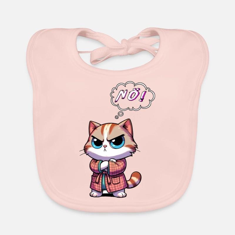 Non, le chat refuse de dire non Bavoir bio Bébé