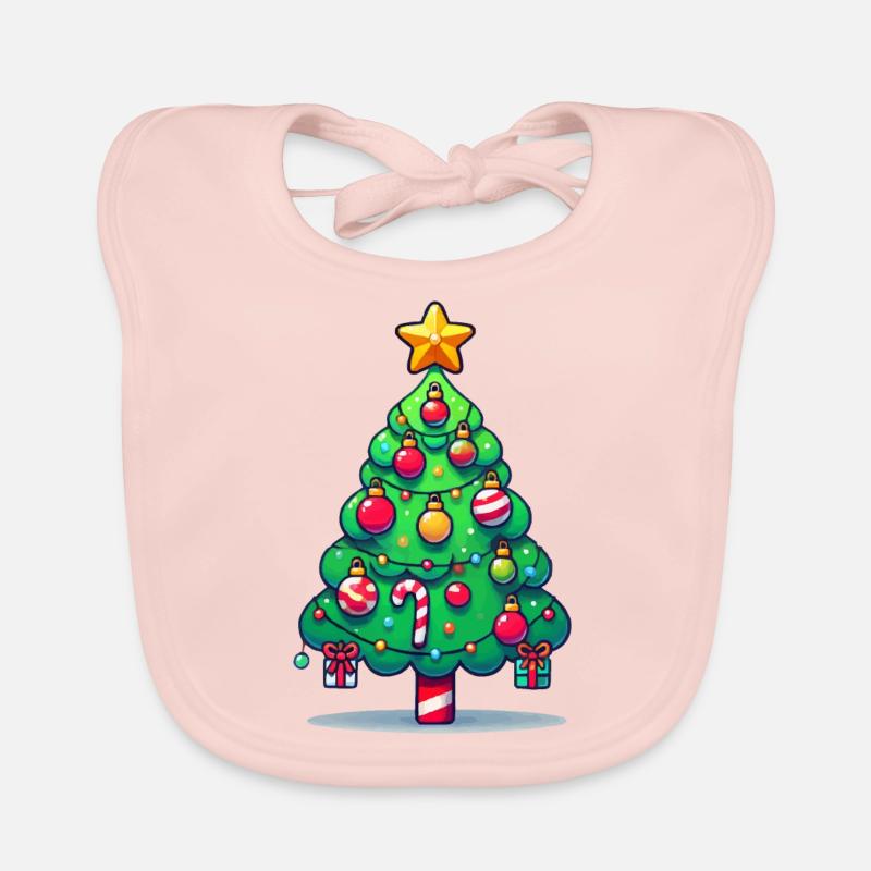 Christmas Tree Baby Bio-Lätzchen