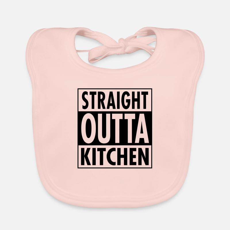 Straight Outta Kitchen Baby Bio-Lätzchen