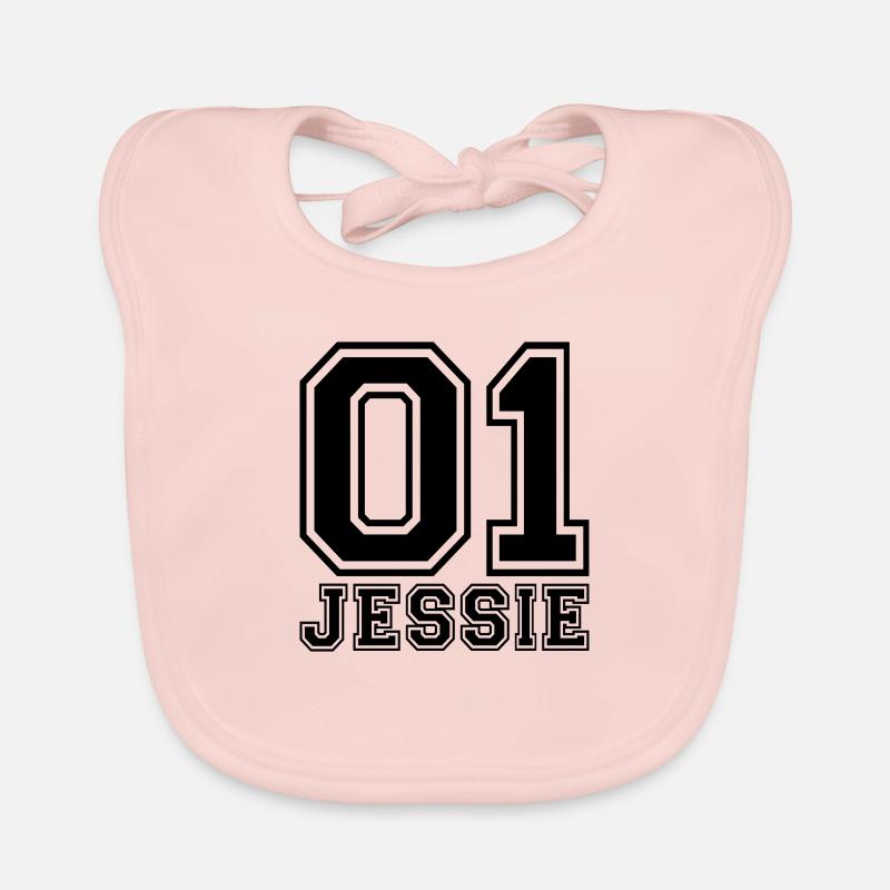 Jessie - Name Baby Bio-Lätzchen