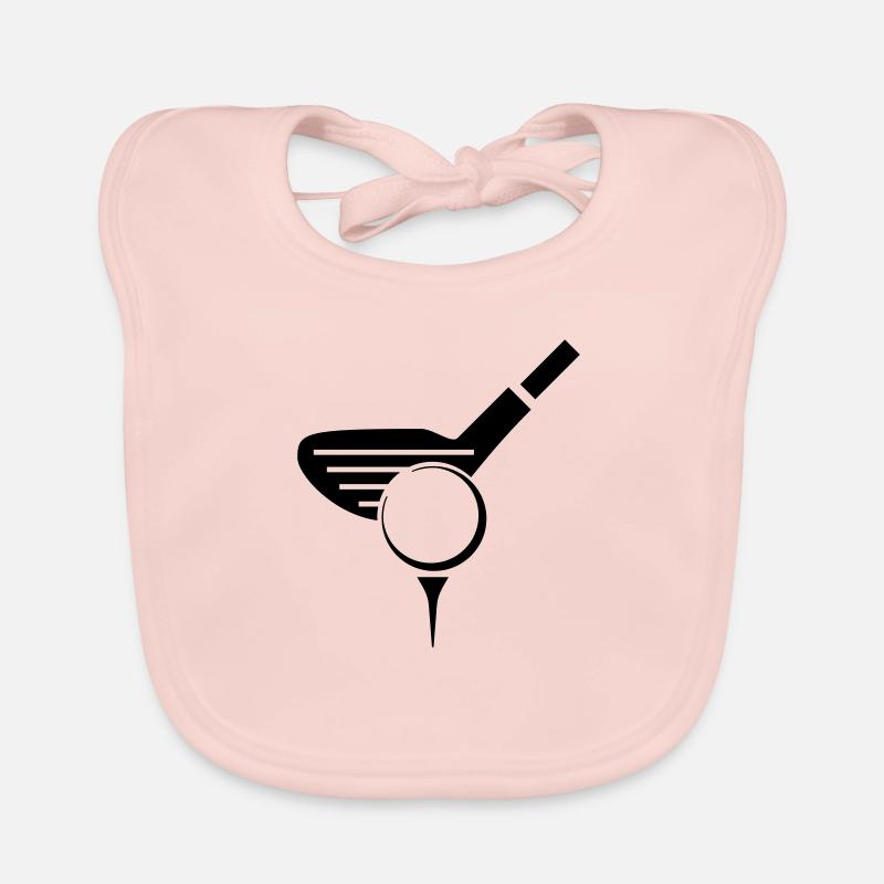 Golf - Golf Ball Organic Baby Bibs